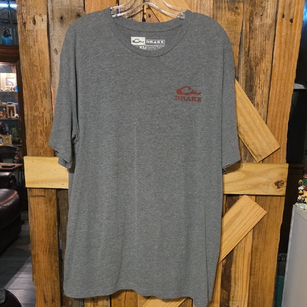 Drake Men's Heather Gray Short Sleeve Tee